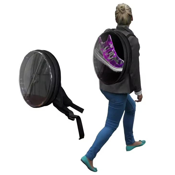 32cm 3d Led Fan Hologram Backpack Rechargeable